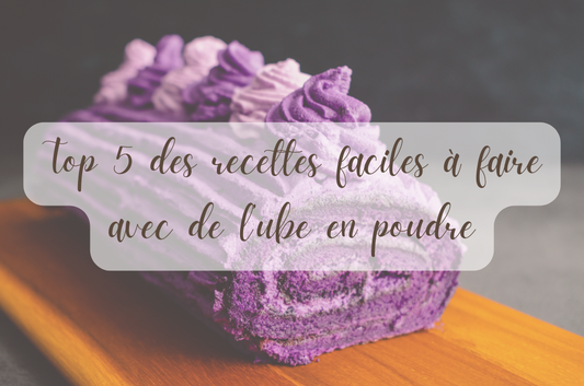recettes faciles à faire avec de l’ube en poudre bio pour desserts et boissons originales
