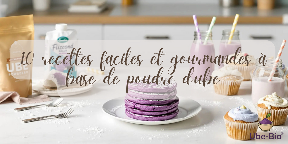 10 recettes faciles et gourmandes à base de poudre d’ube