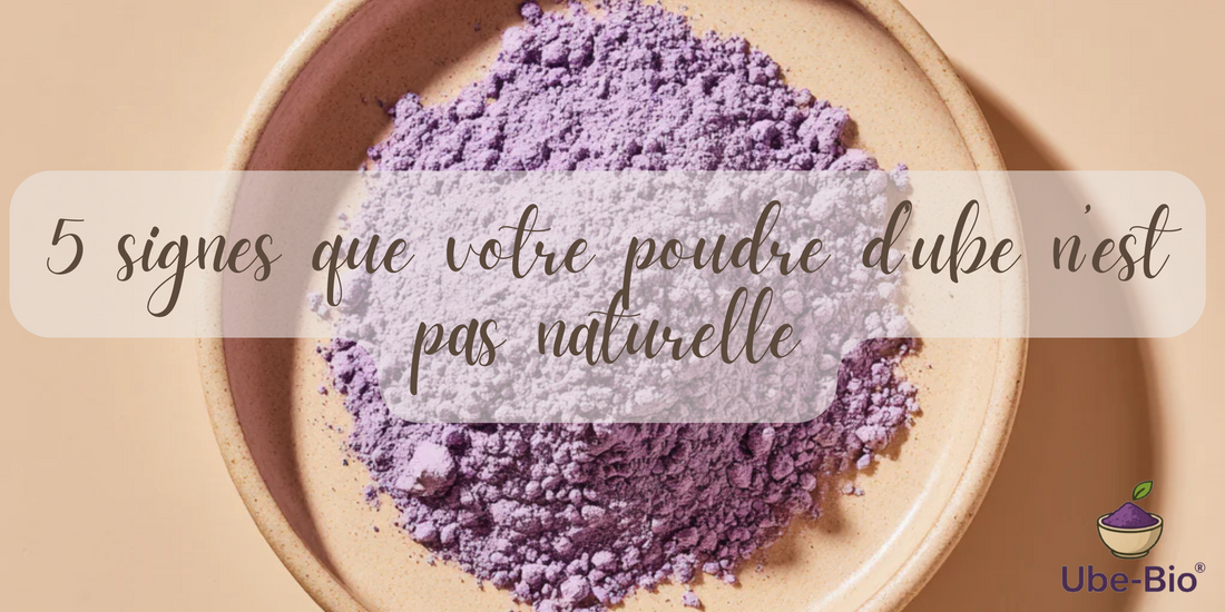 5 signes que votre poudre d’ube n’est pas naturelle