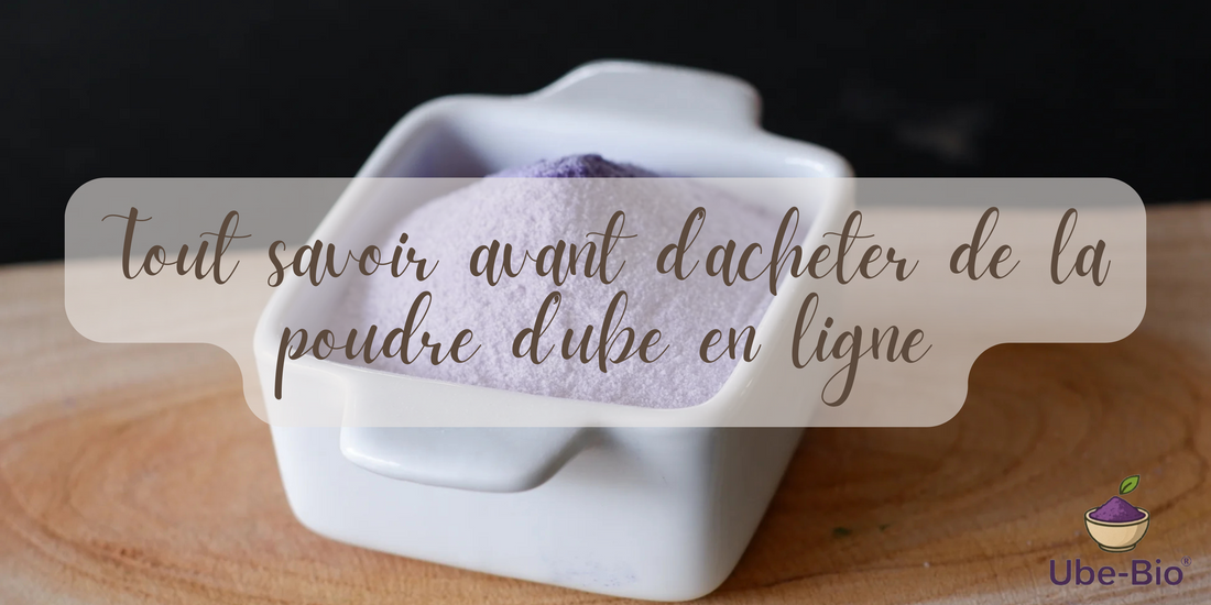 Tout savoir avant d’acheter de la poudre d’ube en ligne