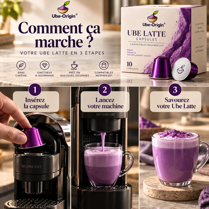 Capsules Ube Latte Compatibles Nespresso® 