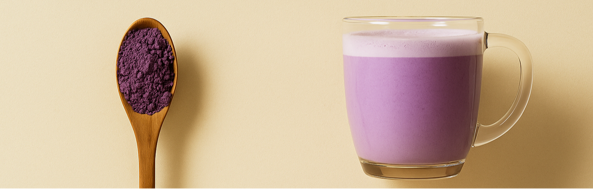bannière la magie du violet ube 